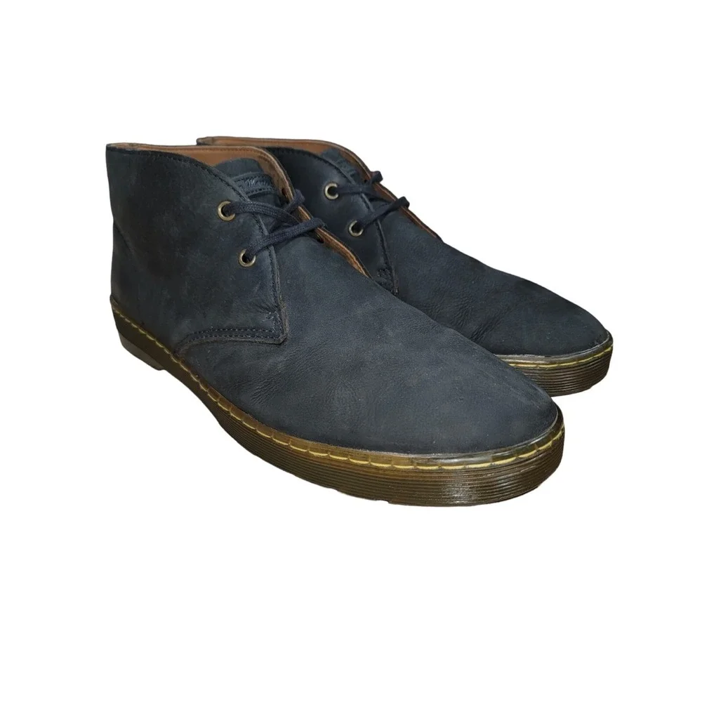 Dr. Doc Martens Men's Black Leather‎ Cabrillo Crazy Horse Chukka Boots Size 13 M